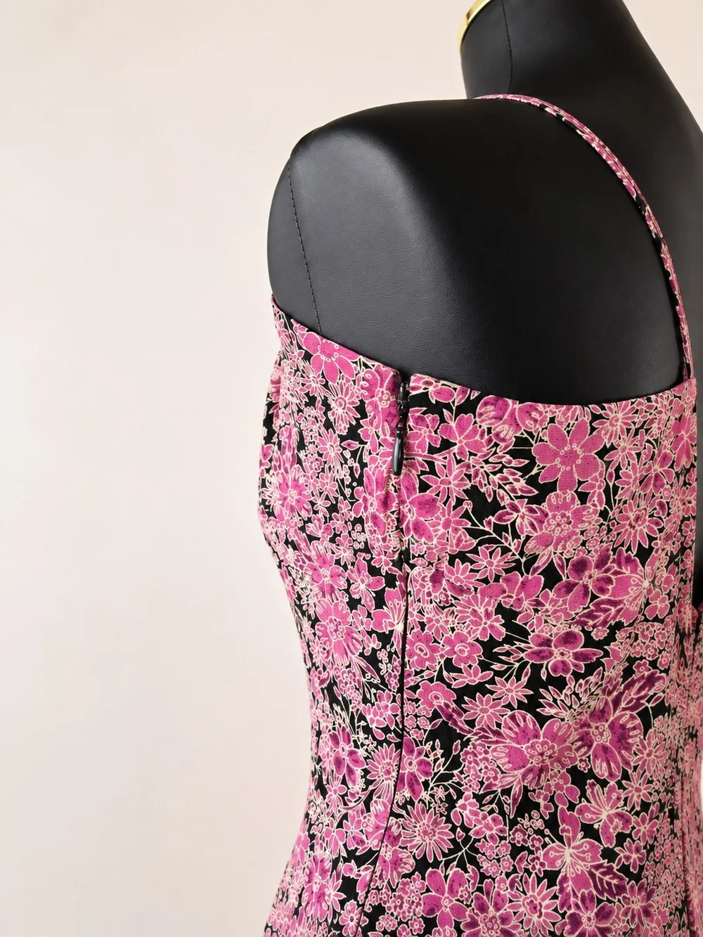 Free People Women’s Bon Voyage Midi Dress Black Combo Floral NWT M